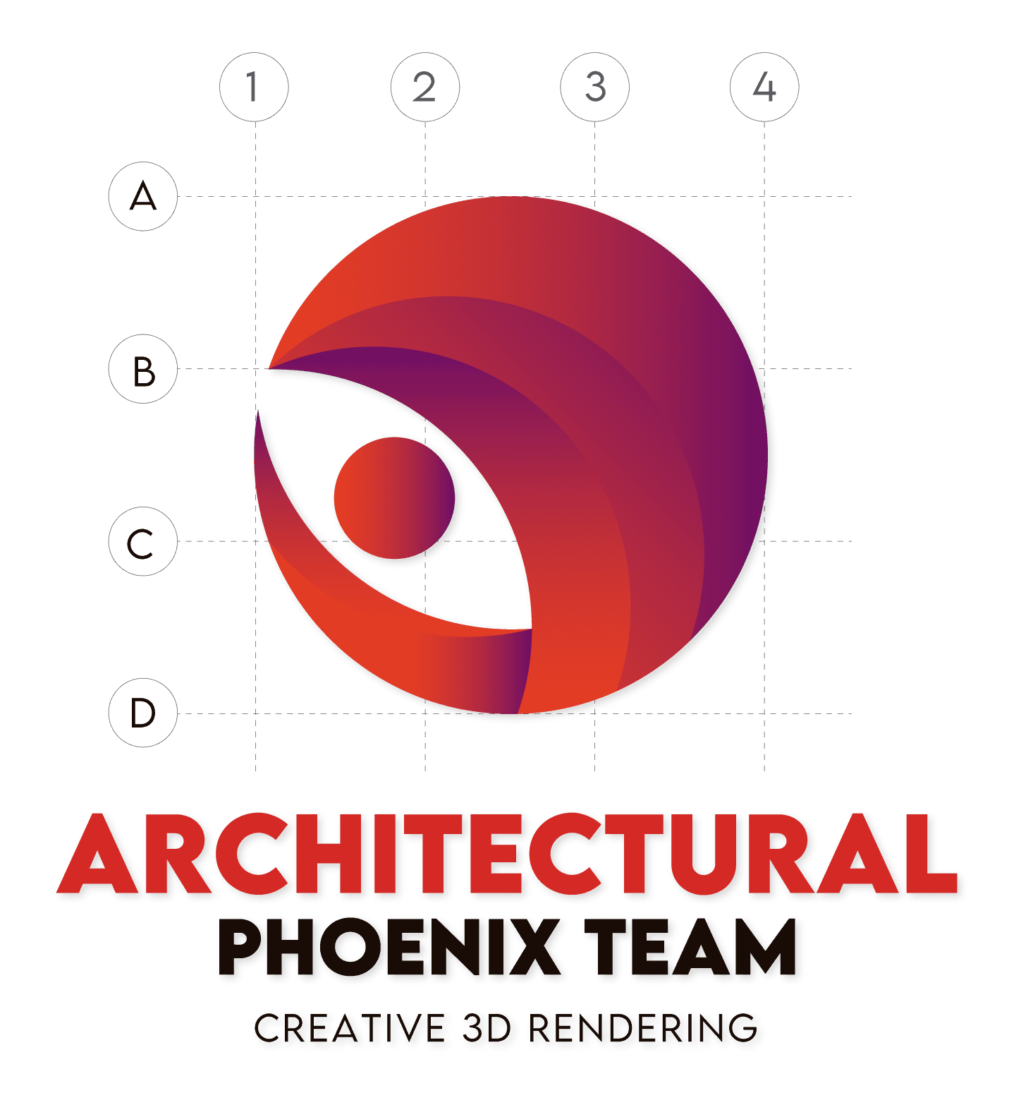 Architectural Phoenix Team logo in white – global architectural visualization partner of Brothers Car Service