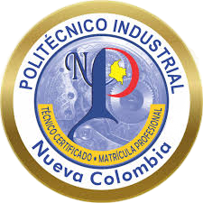 Politécnico Industrial Nueva Colombia official seal – certified technical training partner with professional registration in Colombia."